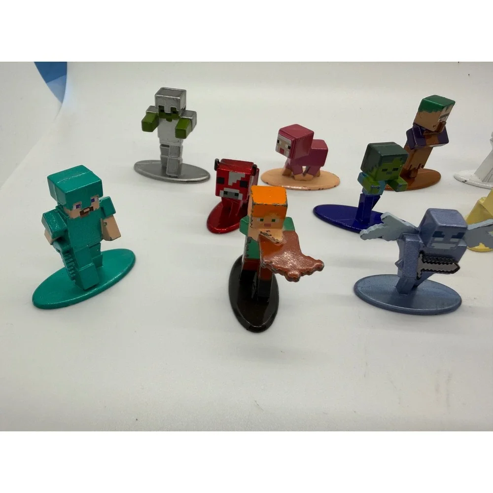 Jada Toys Minecraft Nano MetalFigs Lot of 20 Die Cast Mini Figures Mojang